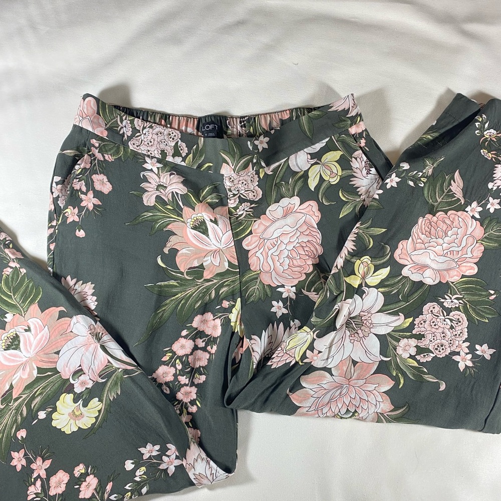 Free people vibes floral pants M
